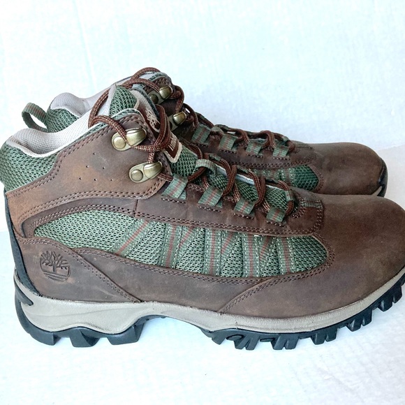 Timberland hiking boots women’s 9.5 lightweight boots brown faux leather upper - Picture 4 of 10